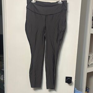 Lululemon Ribbed stripe design Black Women's Leggings size 12